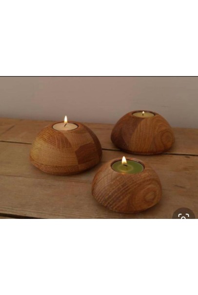 Wooden Candle Tea Light Holder